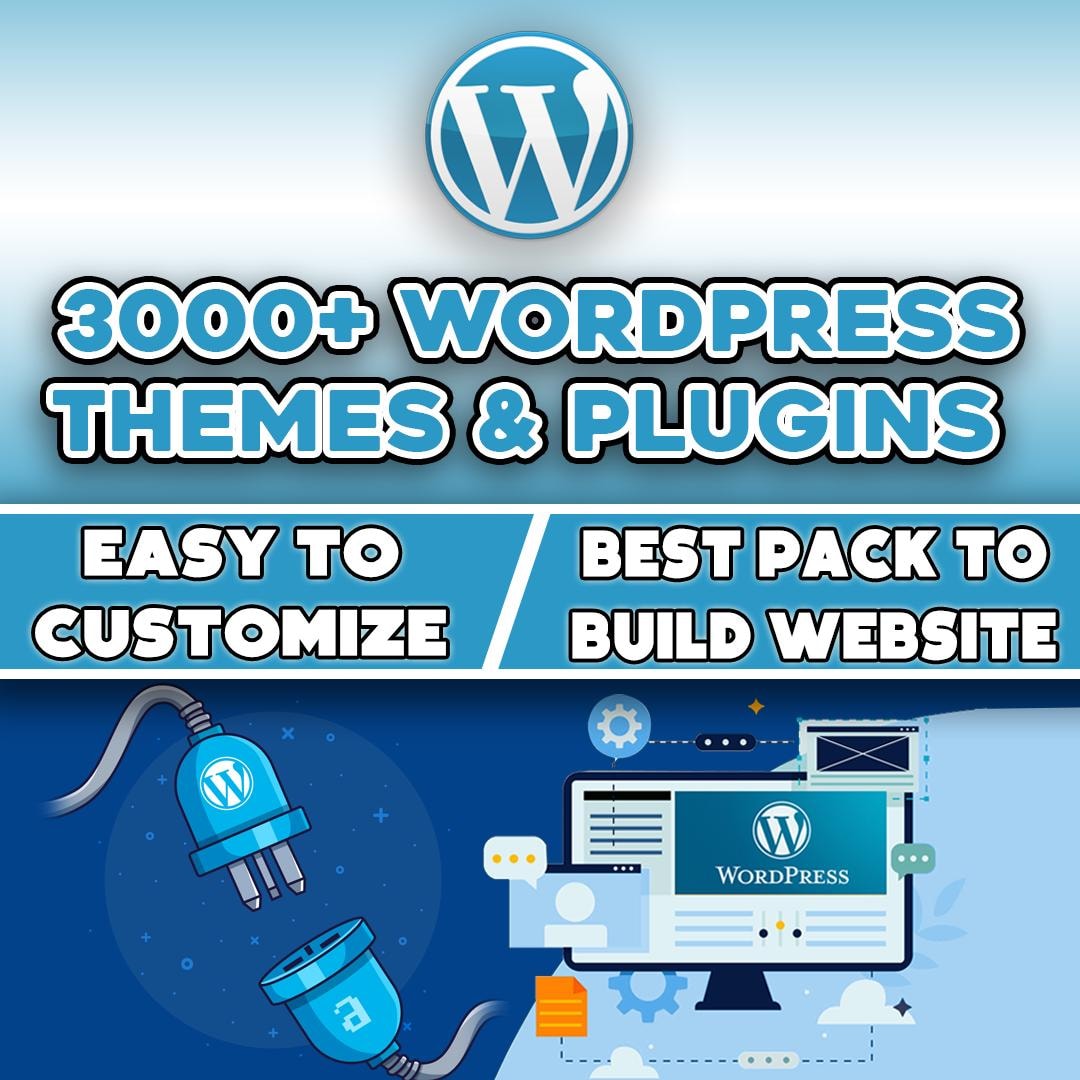 3000+ Premium Wordpress Themes & Plugins Bundle, Woocommerce Website ...