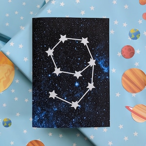 Alle leeftijden! Space verjaardagskaart digitale download, afdrukbare Outer Space-kaart voor kinderen, Galaxy verjaardagskaart, Age Card, Celestial Card