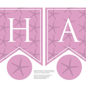 Personalisiertes Mermaid Geburtstagsbanner in PINK | Mermaid Party Zubehör | Prinzessin Ariel Geburtstagsfeier | Kleine Meerjungfrau Party