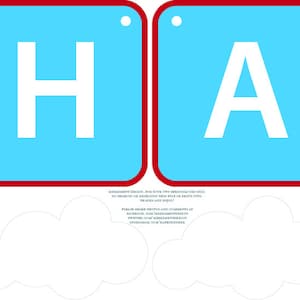 Editable Airplane Birthday Banner Printable PDF | Airplane Birthday ...