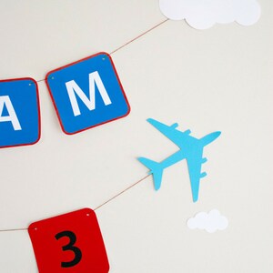 Editable Airplane Birthday Banner Printable PDF | Airplane Birthday ...