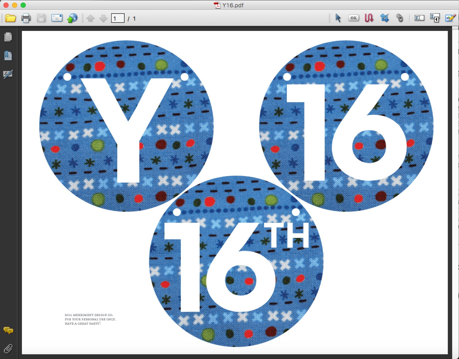 Printable Personalized Happy Birthday Banner Circles With - Etsy