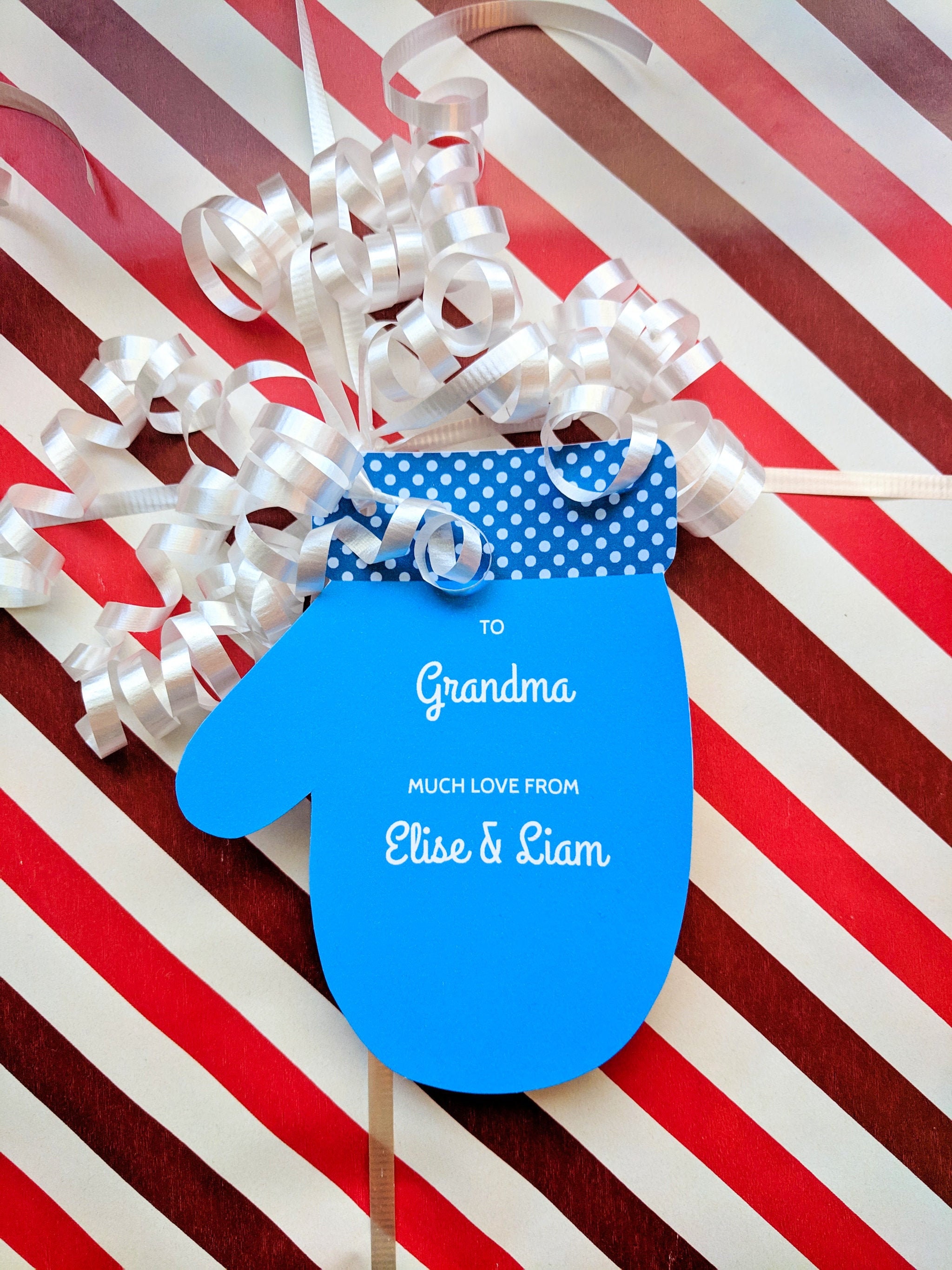 27 Best Christmas Gifts for Teachers: Show Your Appreciation 6 8 designs! EDITABLE mitten gift tags personalized for the Christmas…