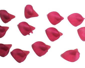 Frosted Lily beads-Fuchsia Pink 18x25mm  12pcs