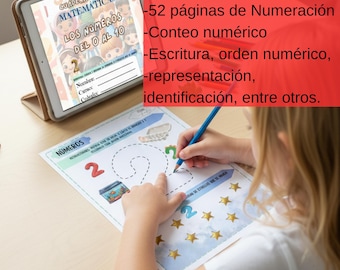 Educational mathematics booklet [range 0-10] Learning numeration: counting, identification, writing, representation and numerical order.