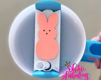 30 and 40oz Size /// DIGITAL FILE Tumbler Topper Easter Bunny Marshmallow Laser File, SVG Glowforge File //// Digital File Only