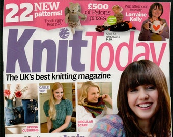 Knit Today Knitting Magazine Issue 57 March 2011