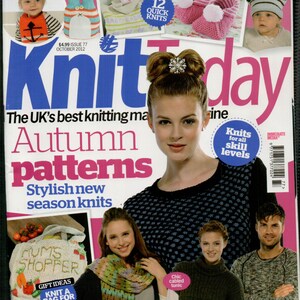 Knit Today Knitting Magazine Issue 77 October 2012