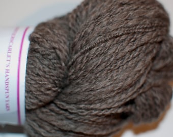 Handspun Grey Falkland Yarn 206g/324yds/DK