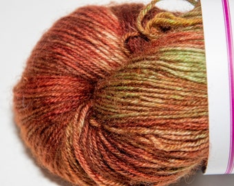 Hand-Dyed Falling Leaves Colourway 4ply Yarn Superwash BFL Sturdy Base