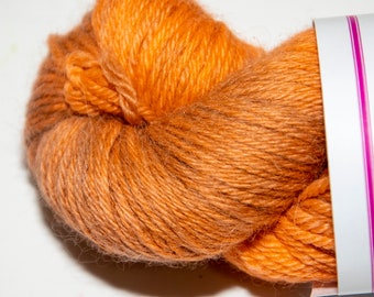 Hand-Dyed Pumpkin Patch Colourway DK Yarn Baby Alpaca Cozy Base