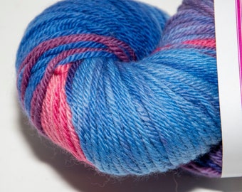 Hand-Dyed Americana Colourway DK Yarn New Merino Wool Squishy Base