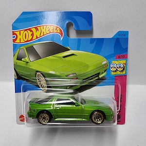 Hot Wheels &#39;89 Mazda Savanna RX-7 FC35 (verde)