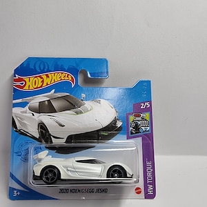 Hot Wheels KOENIGSEGG JESKO Cartão curto branco Presente de Páscoa