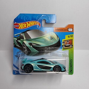 Hot Wheels McLaren P1 Verde, Cartão curto