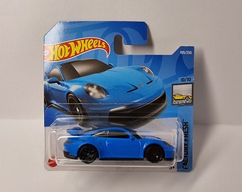 Hot Wheels Porsche 911 GT3 Niebieski