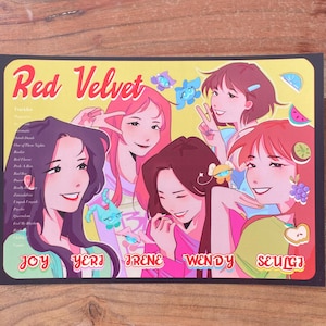 Red Velvet Print