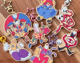 The Amazing Digital Circus Keychains