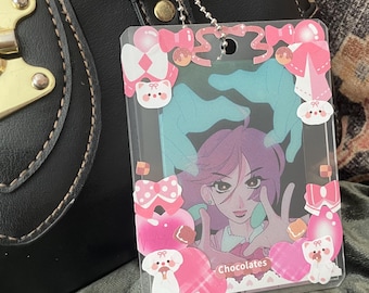 Tarjeta fotográfica lenticular de Momo Ayase