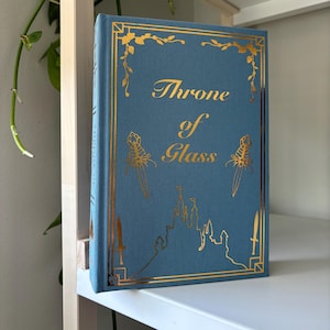 Throne of Glass Bookbinding Cover Design PNG Digital File, Throne of Glass Book 1, Vinyl Book Cover Design, Cover Art, Cricut