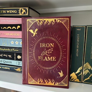 Iron Flame Book Cover Design, PNG Design, Bookbinding Design, Digital Book Cover PNG