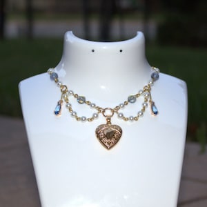 Hiraeth | Royalcore Necklace;; Bridgerton Jewelry, Bride Jewelry, Coquette Necklace, Magical Jewelry, Royal, Fairycore, Princess, Gold