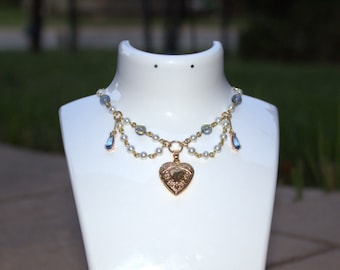 Vegan Bridgerton Vintage Heart Locket