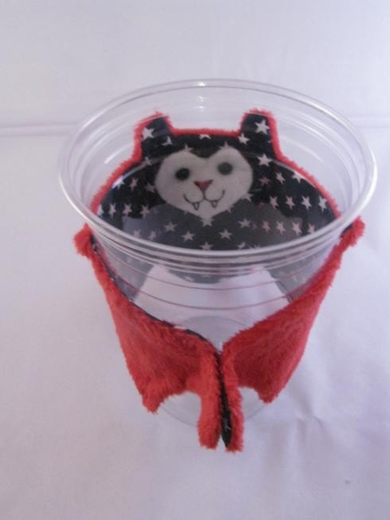 4th of July Bat Stuffed Animal/Coffee Cozie/Cup Sleeve image 2