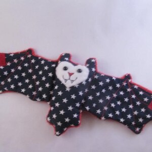 4th of July Bat Stuffed Animal/Coffee Cozie/Cup Sleeve image 4