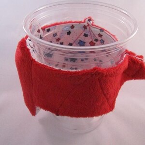 4th of July Bat Stuffed Animal/Coffee Cozie/Cup Sleeve image 5