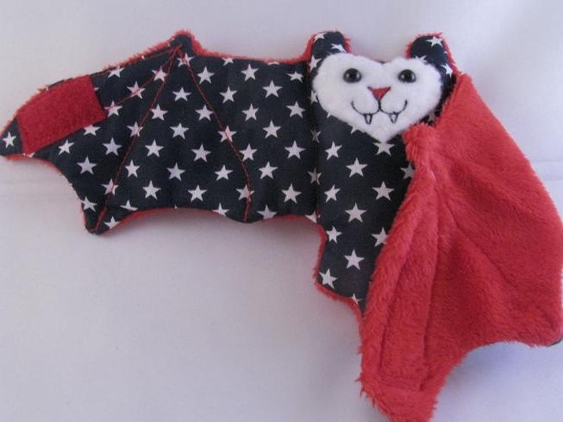 4th of July Bat Stuffed Animal/Coffee Cozie/Cup Sleeve image 1