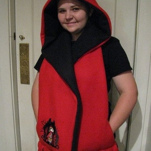 Red Riding Hood Hooded Scarf image 1