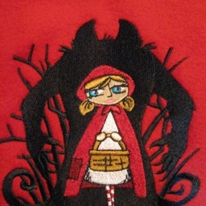 Red Riding Hood Hooded Scarf image 2