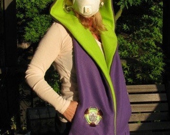 Toxic Hooded Scarf with Pockets