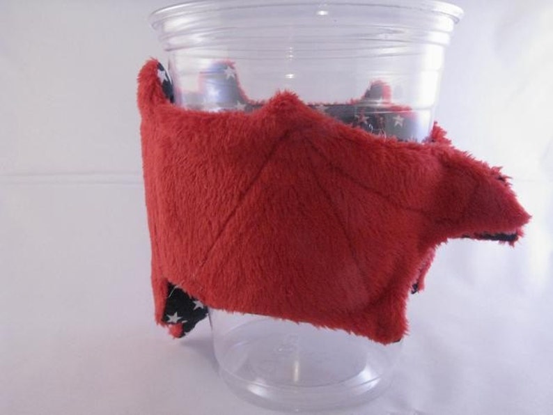 4th of July Bat Stuffed Animal/Coffee Cozie/Cup Sleeve image 3