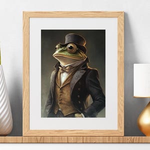 Mr. Toad viktorianischer Druck: Antike Märchenbuch Kunst (Digitaler Download)