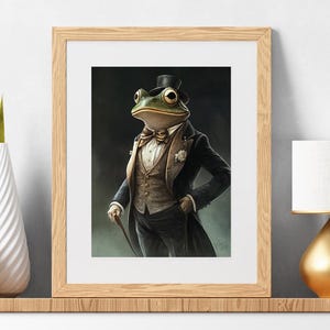 Mr. Toad Viktorianischer Druck: Antike Stil Illustration (Digitaler Download)