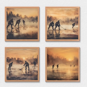 Feldhockey Illustration: Wintersport Kunst (Digitaler Download)