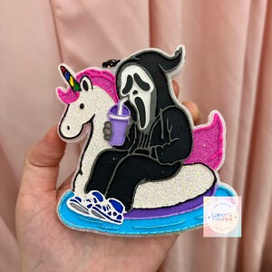 Scream-Inspired Horror Freshie, Spooky Halloween Car Air Freshener, Gift for Horror Fans Spooky Freshie, Fall Freshie, Horror Movie Inspired