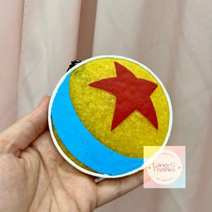 Yellow Magic Ball Freshie | Iconic Toy-Inspired Car Air Freshener | Gift for Pixar Fans | Nostalgic Pixar Vibes