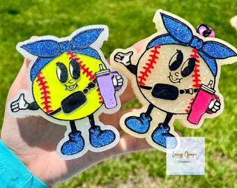 Bougie Baseball Freshie, Car Freshie, Softball Freshie, Freshy, Car Air Freshener, Baseball Girl, Sports Freshie, Softball Girl