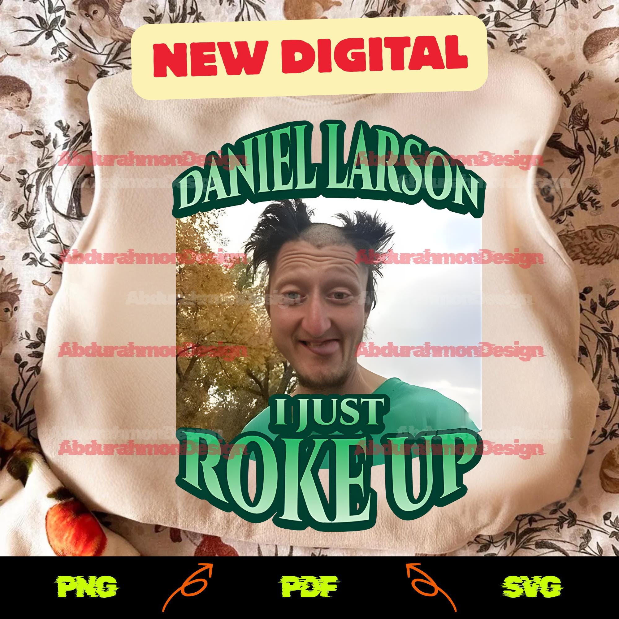 Daniel Larson Selfie Digital Svg, Casual Cotton Menswear Download ...