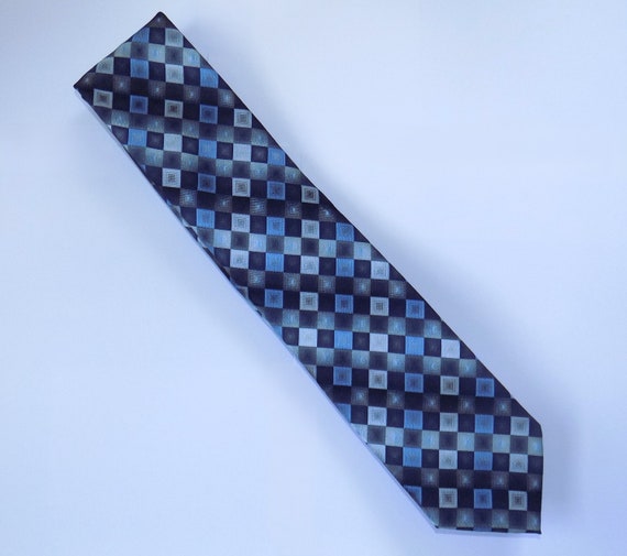 Vintage Croft & Barrow Designer Neck Tie, Blue an… - image 2