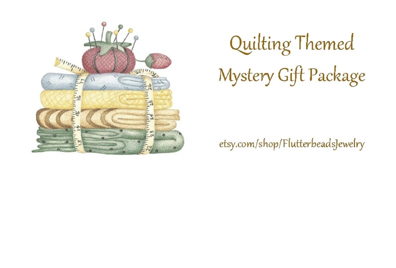 Quilting Themed Mystery Package, Surprise Items, Mixed Items, Gift Tags, Note Cards, Birthdays, Mother's Day, Christmas, Freebies image 1
