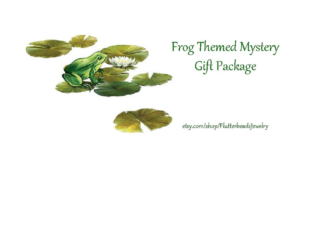 Frogs Themed Mystery Package, Surprise Items, Mixed Items, Gift Tags ...