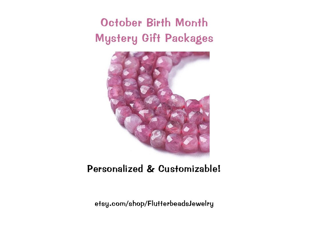 October Birth Items October Birth Month Mystery Packages, Jewelry, Tote Bags, Figurines ...