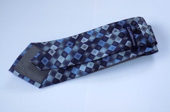 Vintage Croft & Barrow Designer Neck Tie, Blue an… - image 6