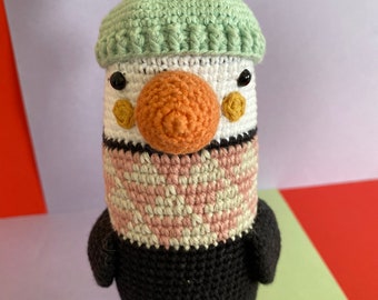 Puffin amigurumi - Puffin crochet toy - Puffin crochet
