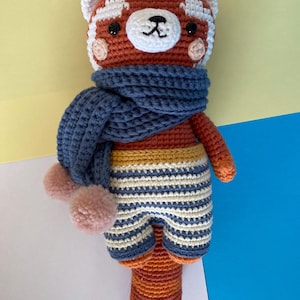 Red panda amigurumi - red panda - red panda crochet - red panda toy