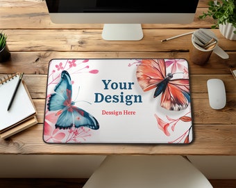 Schreibtischmatte Mockup, Mousepad Mockup, Große Mauspad Mockup | PNG & PSD Dateien | Canva und Photoshop Kompatibel